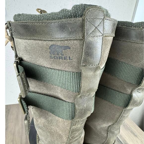 Sorel Conquest Carly II Green Women’s size 10 - Picture 4 of 9